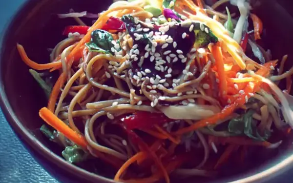 Asian sesame noodle salad