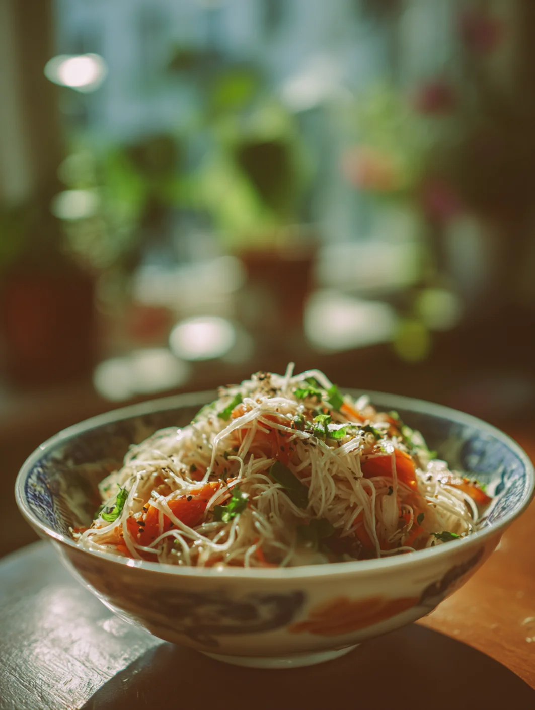card recipe ingredients and instructions Asian sesame noodle salad
