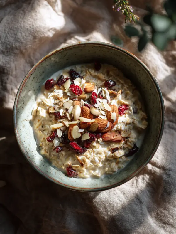 card recipe ingredients and instructions Bircher muesli