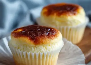 Japanese cotton cheesecake cupcakes