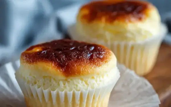 Japanese cotton cheesecake cupcakes
