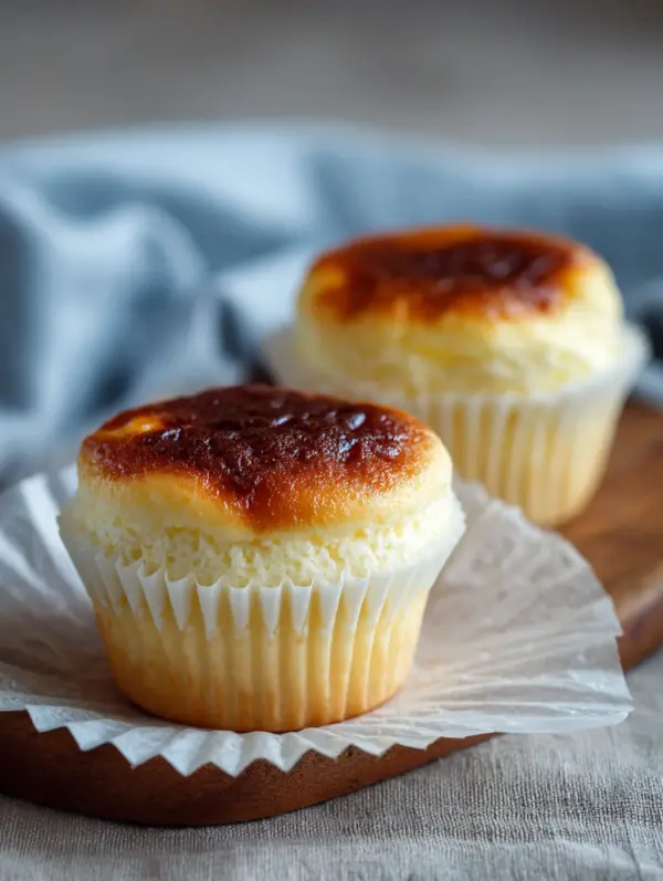 Japanese Cotton Cheesecake Cupcakes – Fluffy Jiggly Recipe