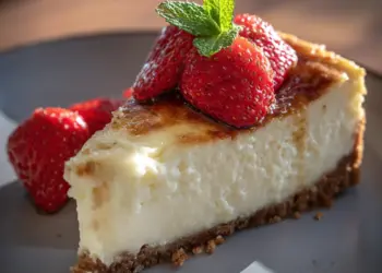 New York style cheesecake