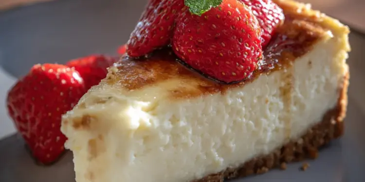 New York style cheesecake