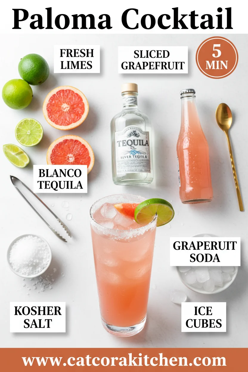 Paloma cocktail ingredients