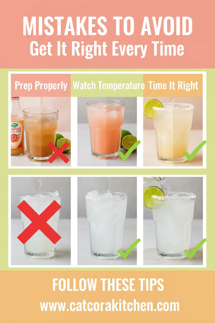 Paloma cocktail common mistakes