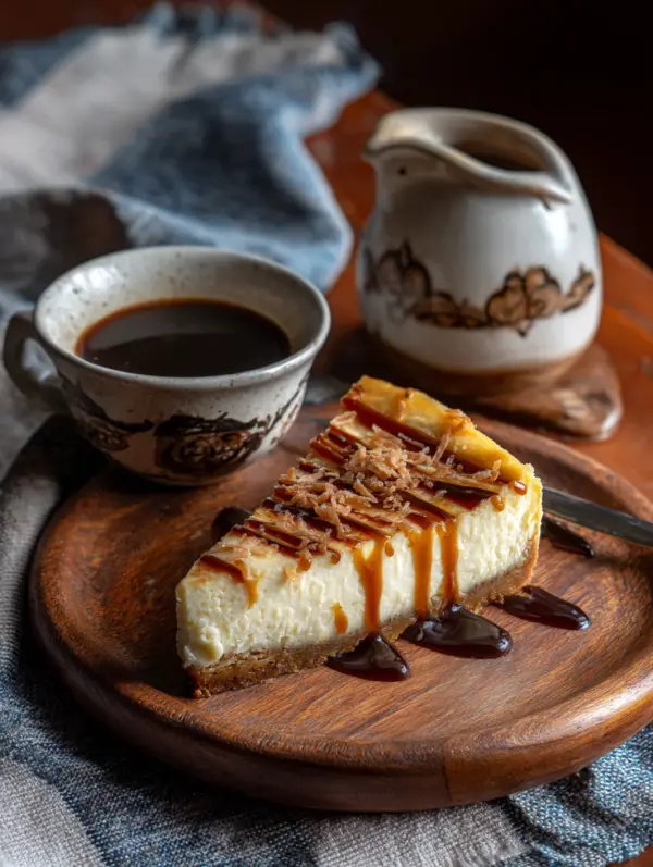 card recipe ingredients and instructions Samoa cheesecake