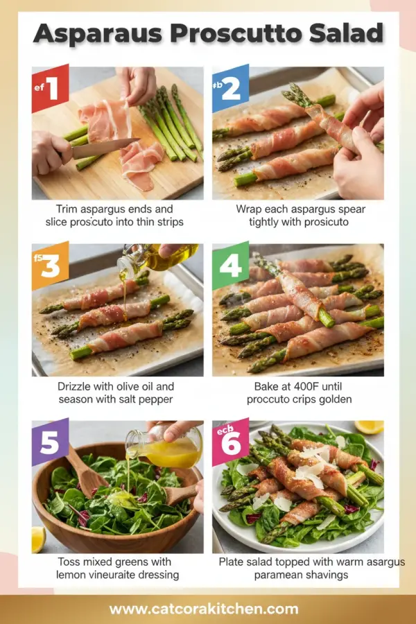 Asparagus and prosciutto salad How to Make