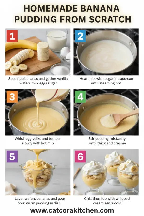 Banana pudding from scratch how to make