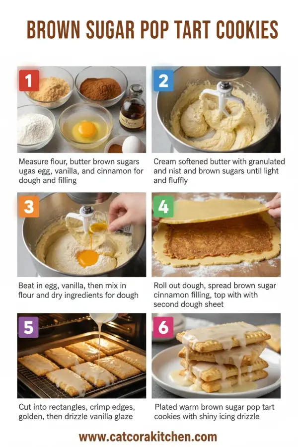 Brown sugar pop tart cookies How to Make