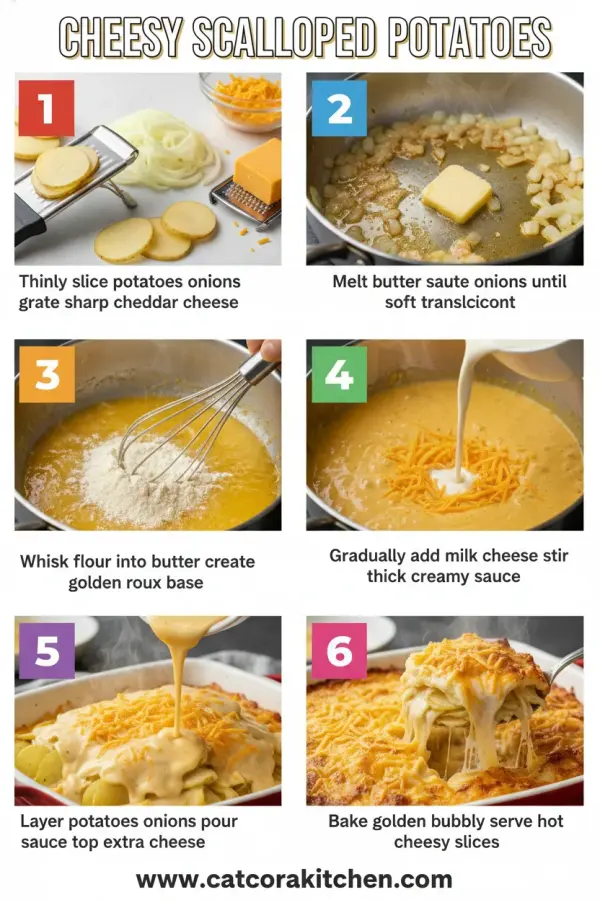 Cheesy scalloped potatoes how to make