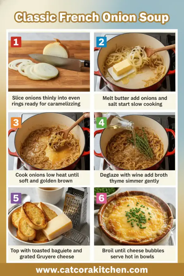 Classic French onion soup How to Make 