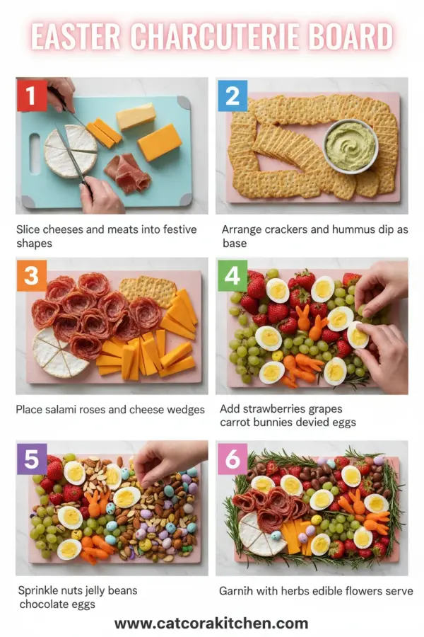 Easter charcuterie board How to Make 