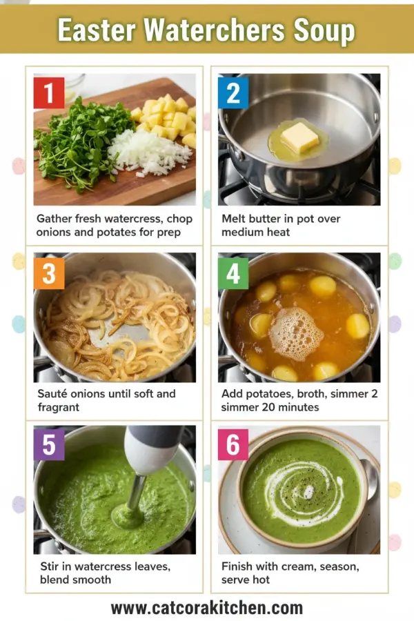 Easter watercress soup How to Make