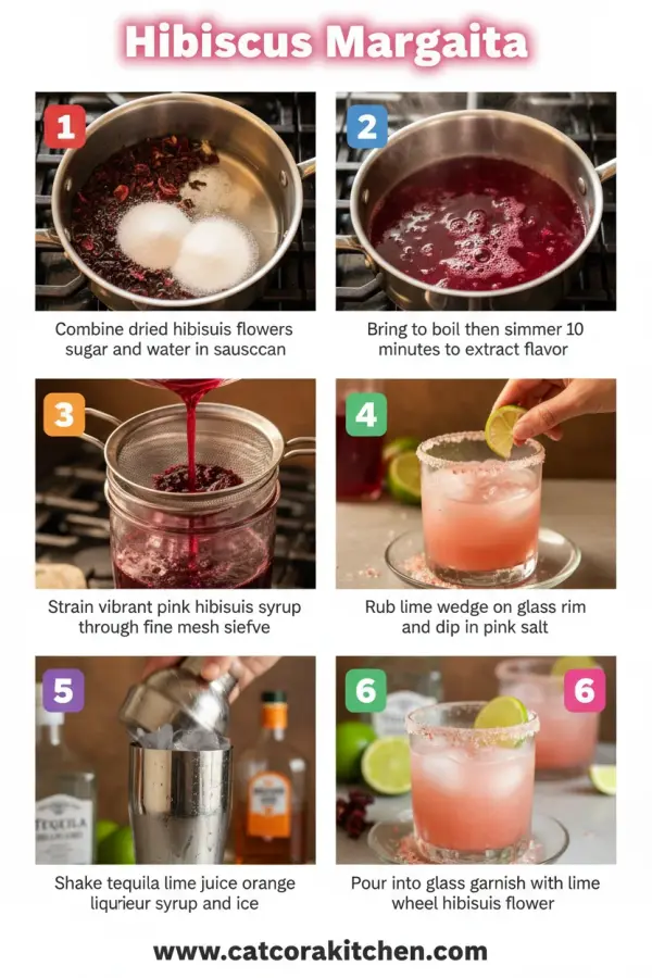 Hibiscus Margarita How to Make
