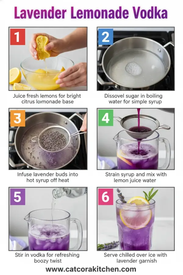 Lavender lemonade vodka How to Make