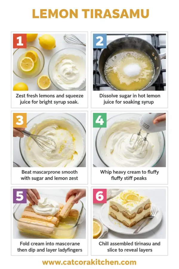Lemon tiramisu how to make