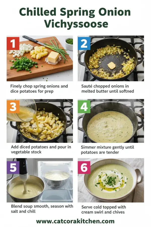 Spring onion vichyssoise How to Make 