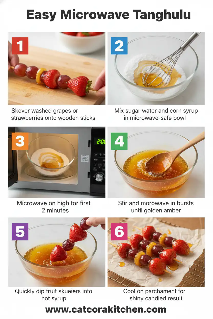Tanghulu in the microwave How to Make 