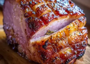 baked easter ham with pineapple glaze