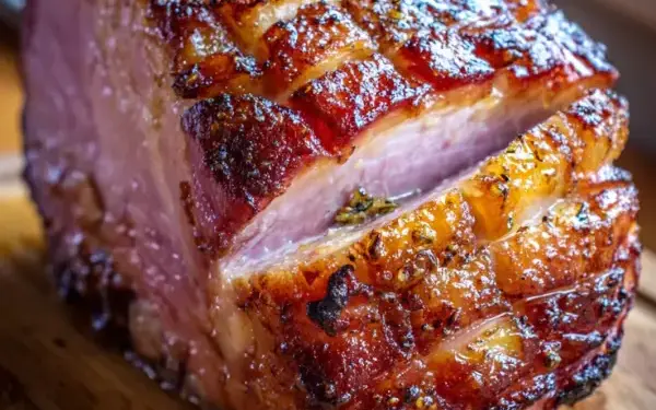 baked easter ham with pineapple glaze