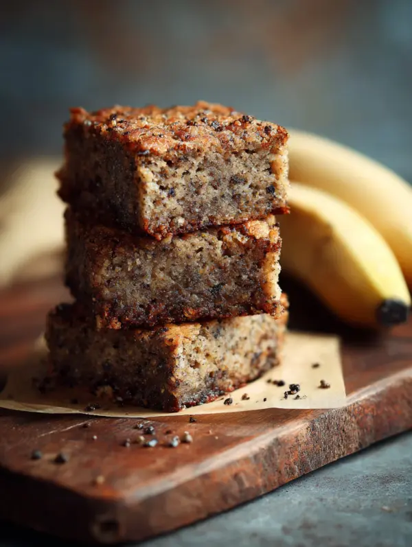 Banana Bread Brownies – Moist Banana Bars with Brown Butter Glaze