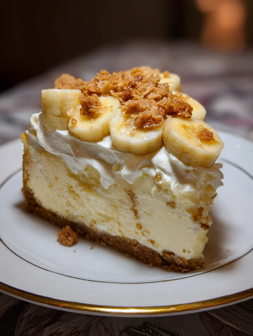 card recipe ingredients and instructions banana pudding crunch cheesecake