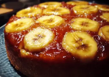 banana upside down cake