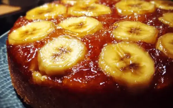 banana upside down cake