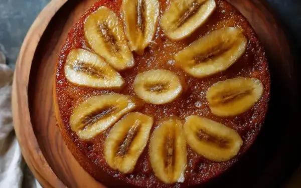 banana upside down cake