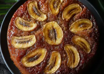 banana upside down cake