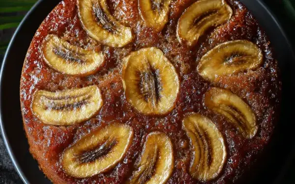 banana upside down cake