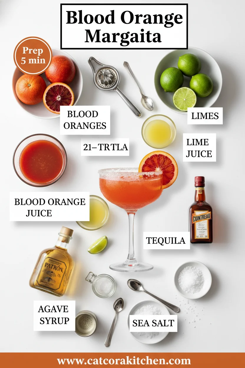 Blood orange margarita ingredients
