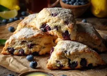 blueberry lemon scones