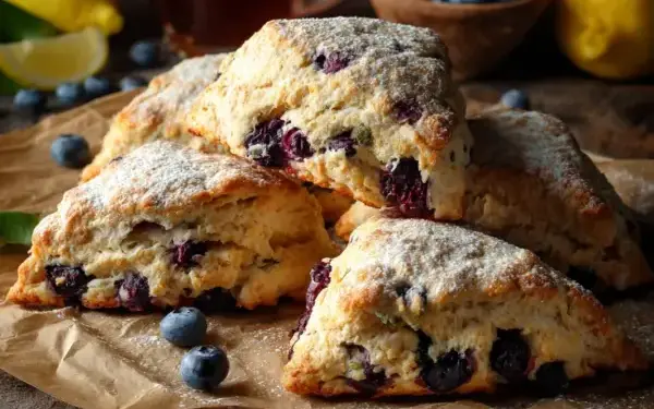 blueberry lemon scones