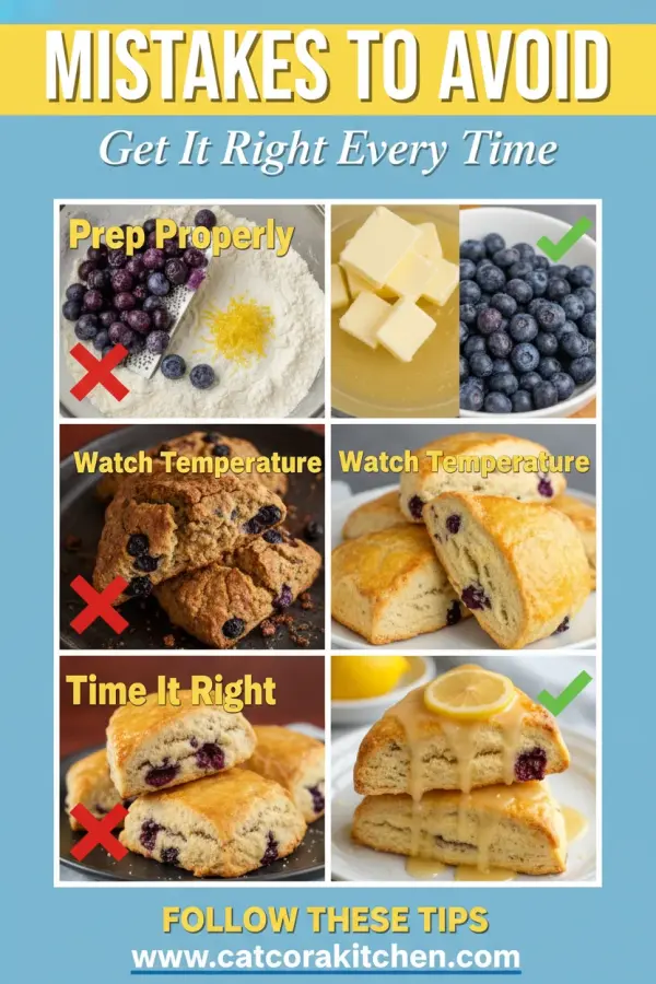Blueberry lemon scones common mistakes