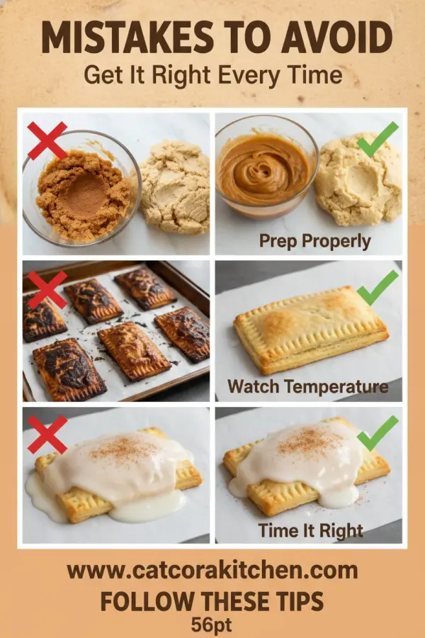 Brown sugar pop tart cookies common mistakes