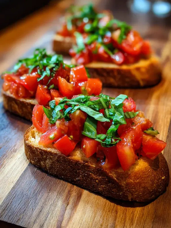 Why you'll love bruschetta with fresh tomatoes and basil