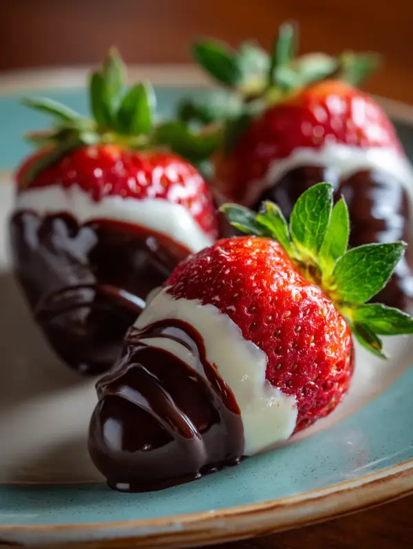 card recipe ingredients and instructions cheesecake-stuffed chocolate-covered strawberries