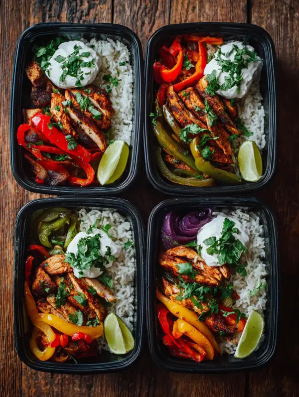 Why you'll love chicken fajita meal prep bowls