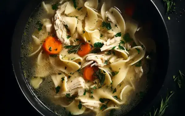 chicken noodle soup from scratch