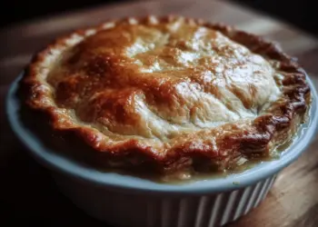 chicken pot pie with flaky crust