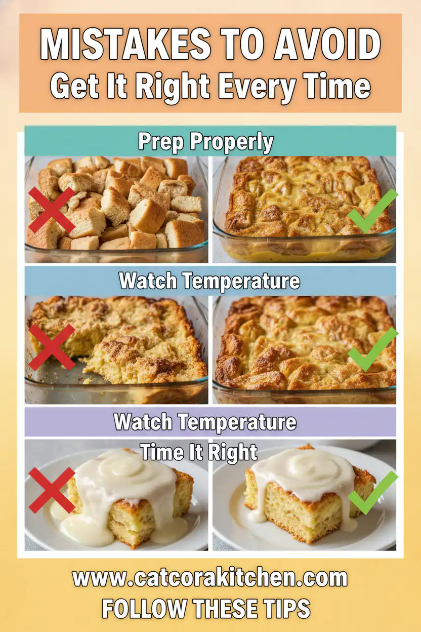 Cinnamon roll French toast casserole common mistakes