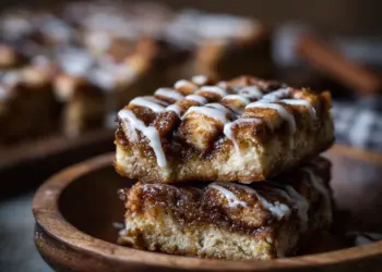 cinnamon roll bliss bars