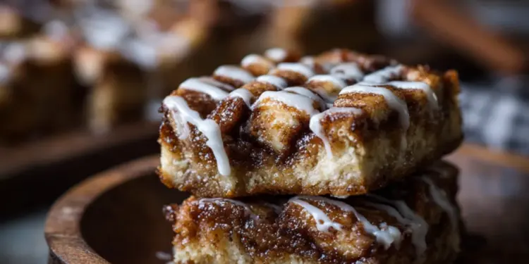 cinnamon roll bliss bars