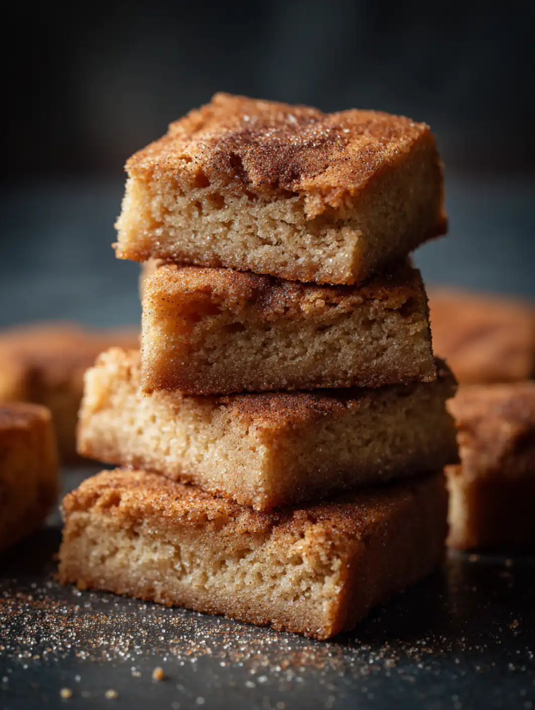 Cinnamon Sugar Blondies – Chewy Brown Butter Bar Cookies