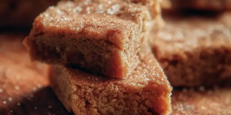 cinnamon sugar blondies