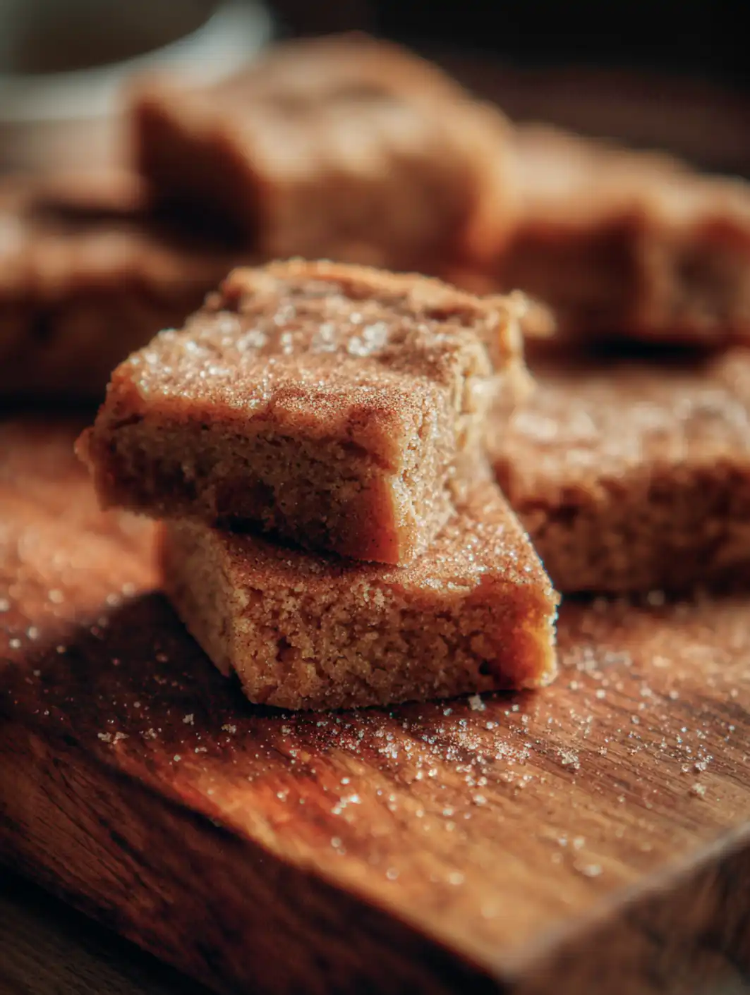 Cinnamon Sugar Blondies – Chewy Brown Butter Bar Cookies