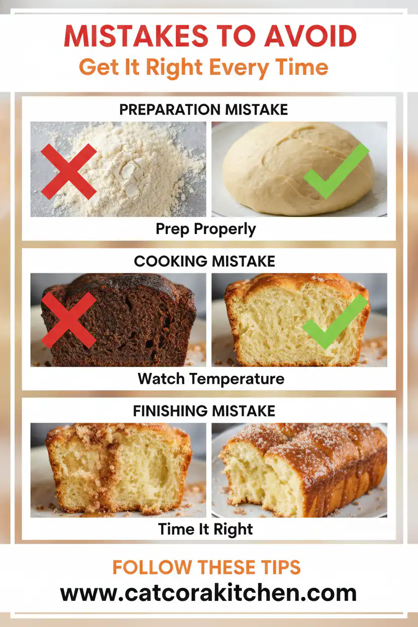 Cinnamon sugar donut bread common mistakes