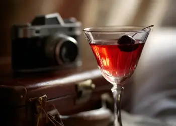 classic cosmopolitan cocktail
